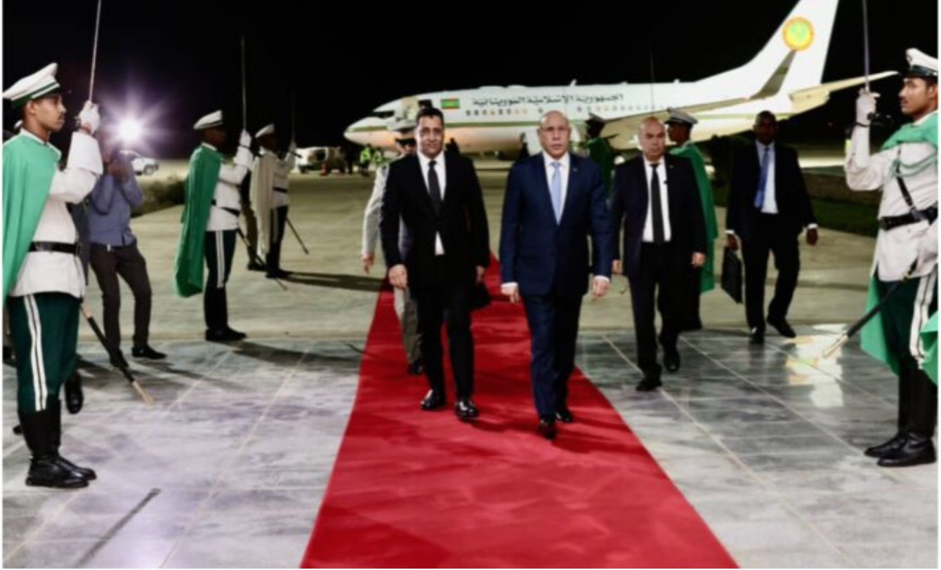Le Président de la République de retour à Nouakchott après avoir participé au Sommet arabo-islamique d’urgence de Doha