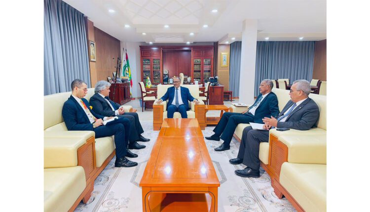 Le président de l’Union nationale du patronat de Mauritanie rencontre l’ambassadeur d’Égypte accrédité dans notre pays