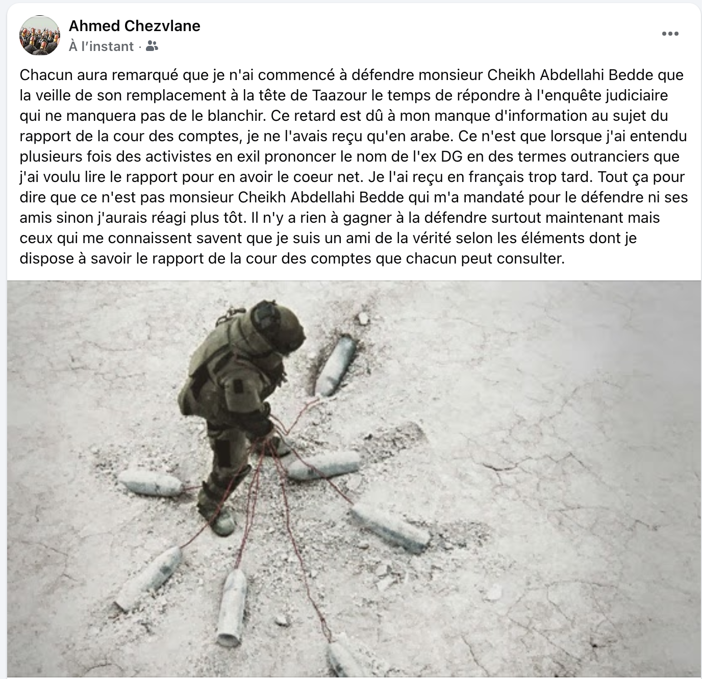 Cour des comptes à propos Cheikh Abdellahi Ould Bedda ( dossier Somelec ) : responsable de l'héritage mais pas coupable du bilan !