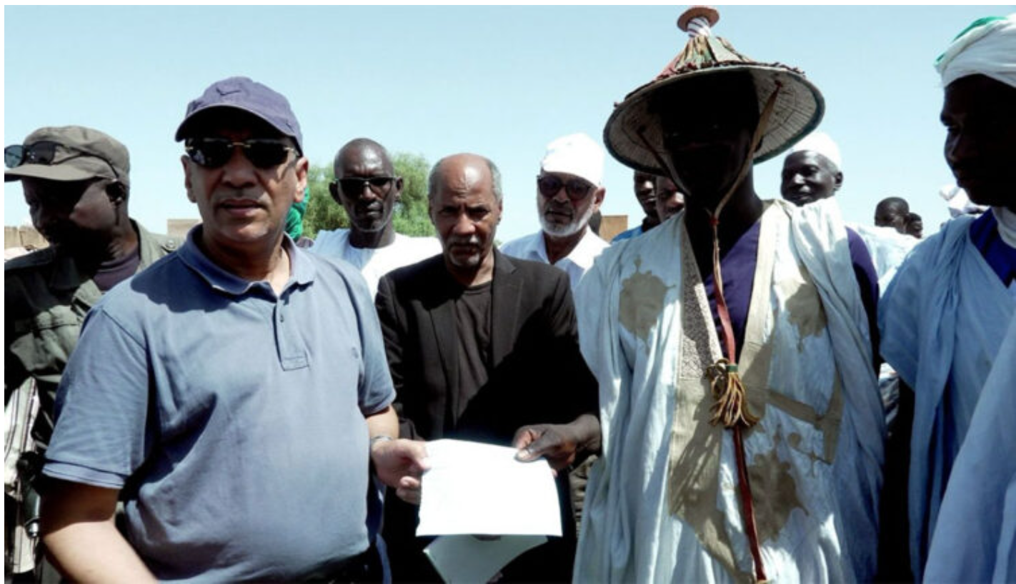 Distribution d’aides humanitaires aux personnes touchées par la crue du fleuve dans la moughataa de Lexeiba Distribution d’aides humanitaires aux personnes touchées par la crue du fleuve dans la moughataa de Lexeiba