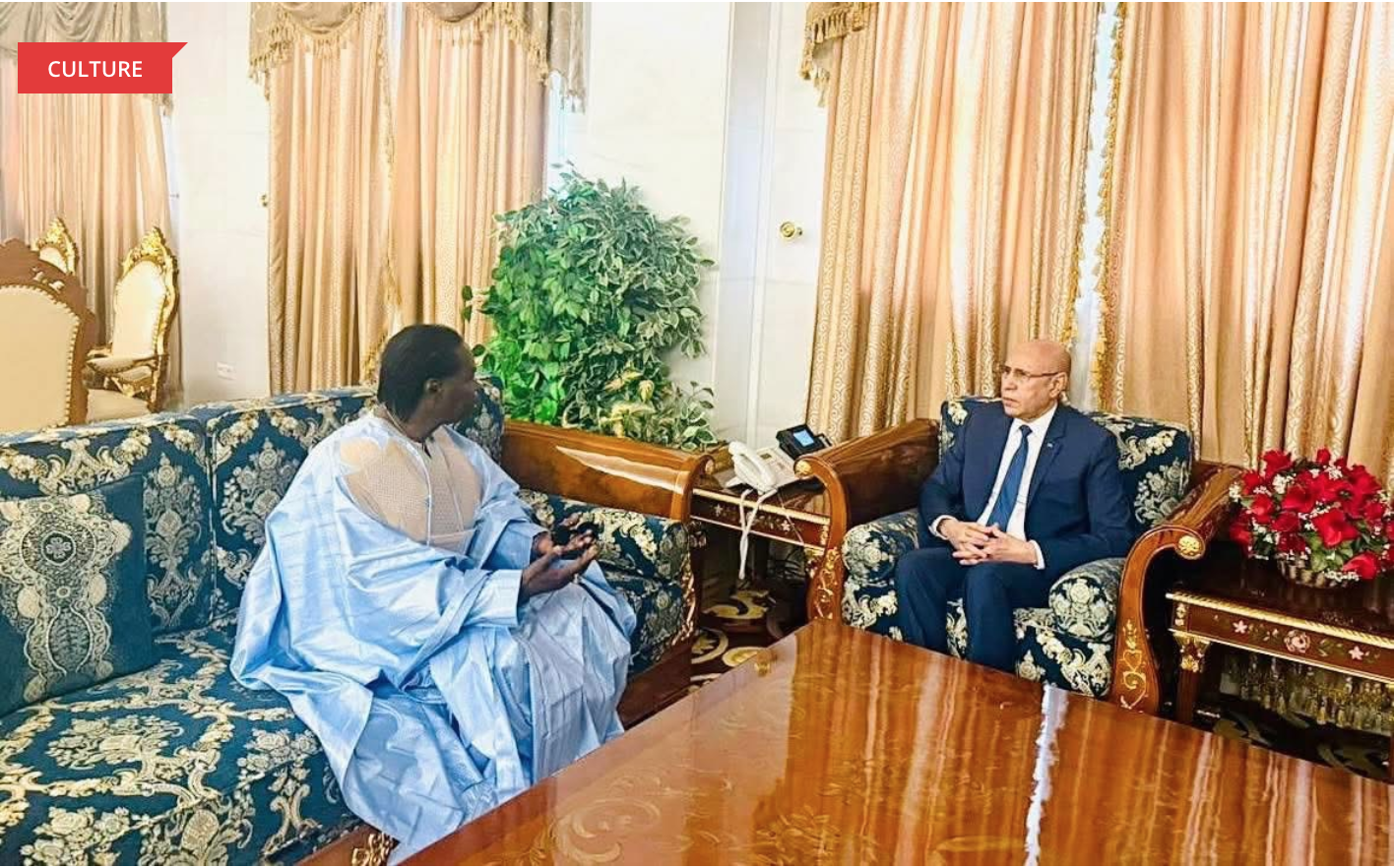 Mauritanie : Baaba Maal reçu par Ghazouani