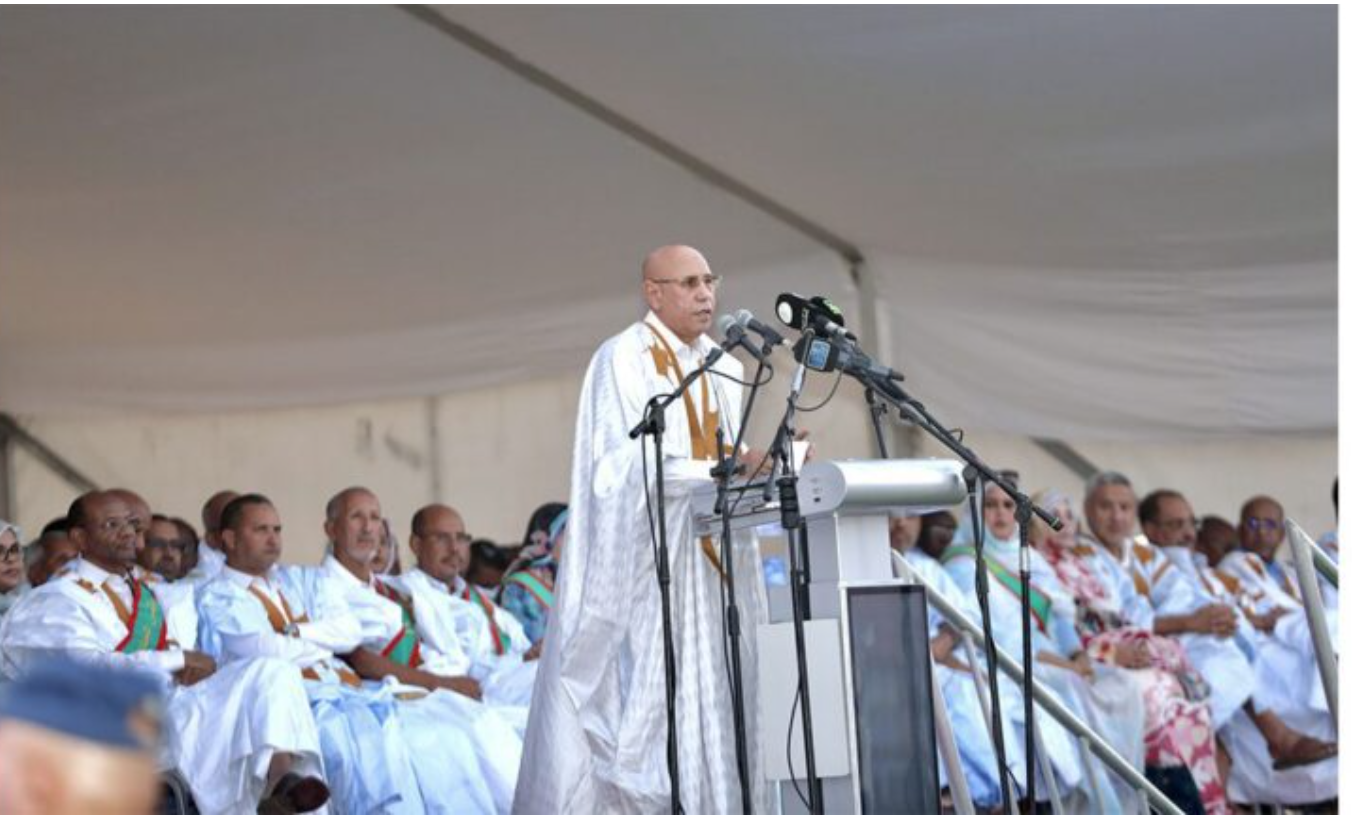 Le Président de la République devant les habitants du Hodh Chargui: grâce à des efforts concertés, la wilaya deviendra un pôle de développement prospère