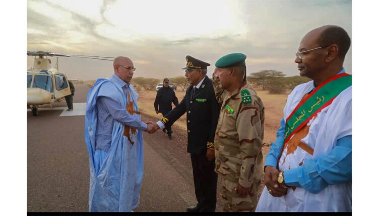 Le Président de la République arrive dans la ville de Bassiknou où il a reçu un accueil populaire chaleureux