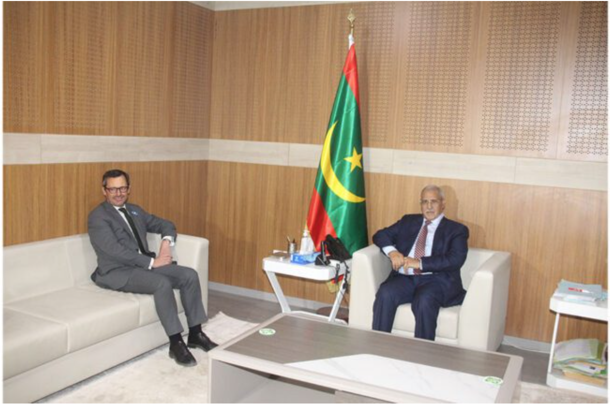 Le président de l’Assemblée nationale reçoit l’ambassadeur de France