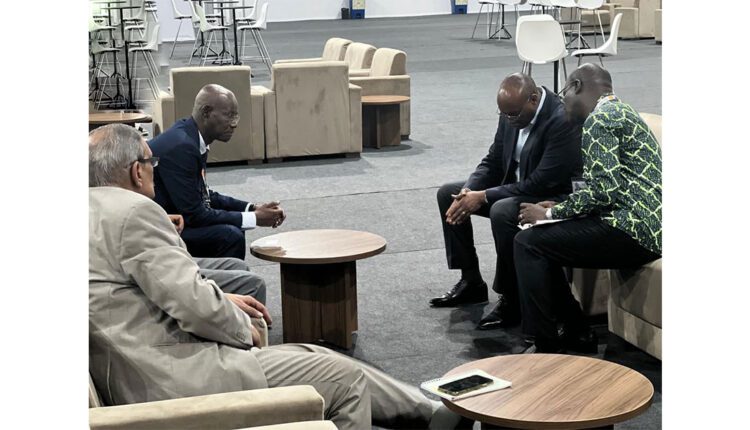 Le ministre des domaines, du patrimoine de l’Etat et de la réforme foncière rencontre le vice-président de la Banque africaine de développement