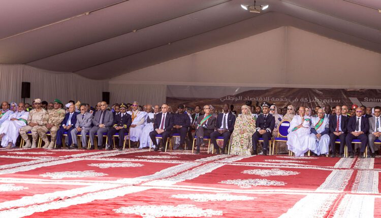 Le Président de la République supervise l’inauguration et la pose de la première pierre d’installations de développement et de services à Zouerate