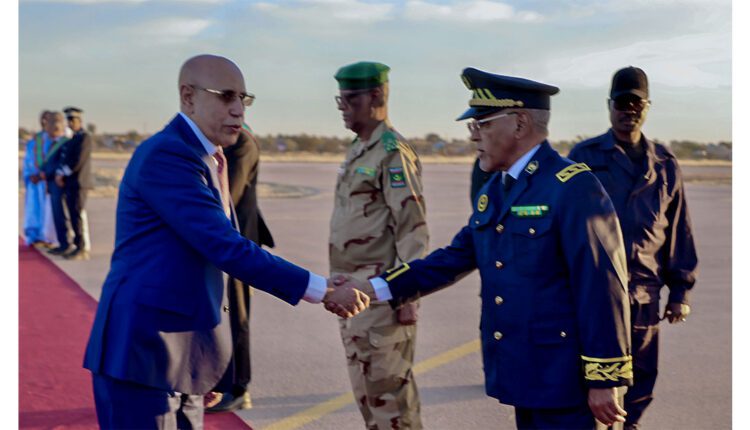 Le Président de la République quitte la ville de Kiffa