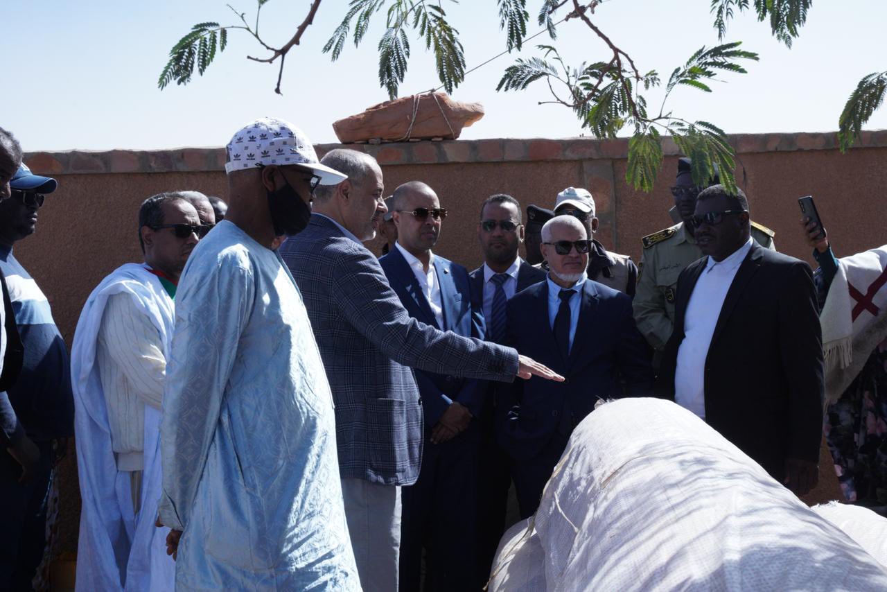 Le délégué général à Taazour supervise le lancement du projet de développement intégré en faveur de la municipalité de Ouadane