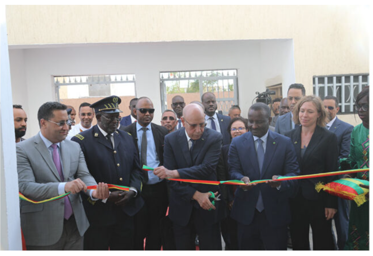 Le Président de la République inaugure le palais de justice de la wilaya de Nouakchott sud et le tribunal de la moughataa d’El Mina.
