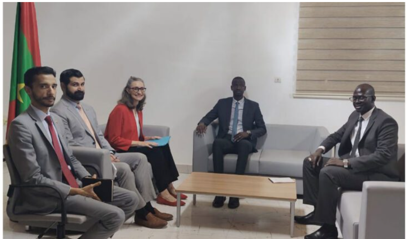 Le ministre des Mines et de l’Industrie reçoit la chargée d’affaires de l’ambassade des États-Unis