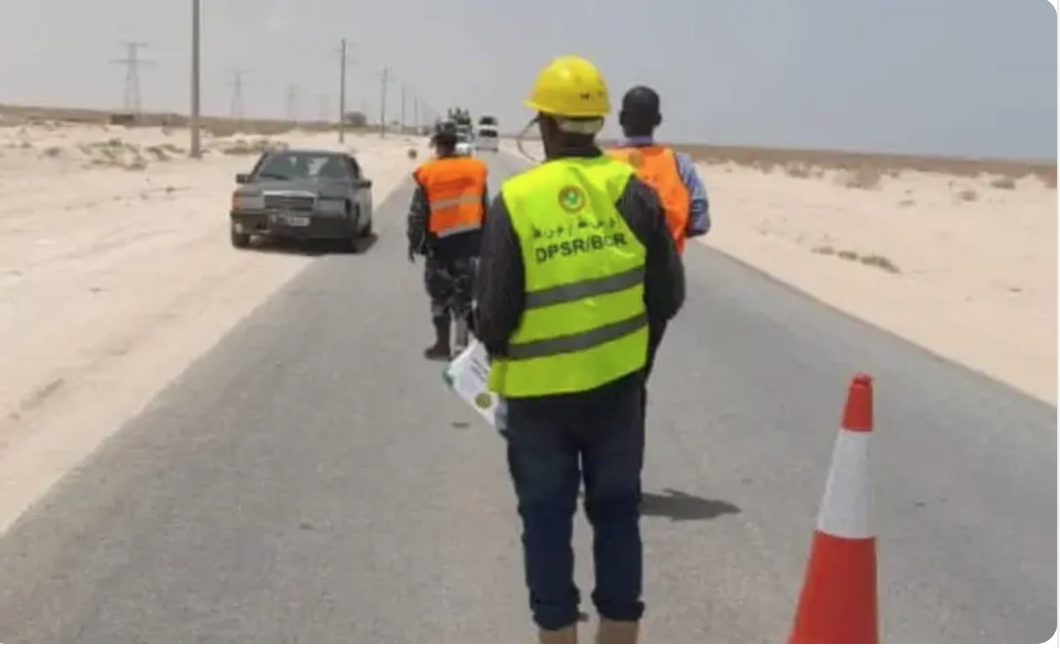 Une mission technique dépêchée par le ministère de l’équipement sur la route Nouakchott-Nouadhibou pour enquêter sur les causes des récents accidents