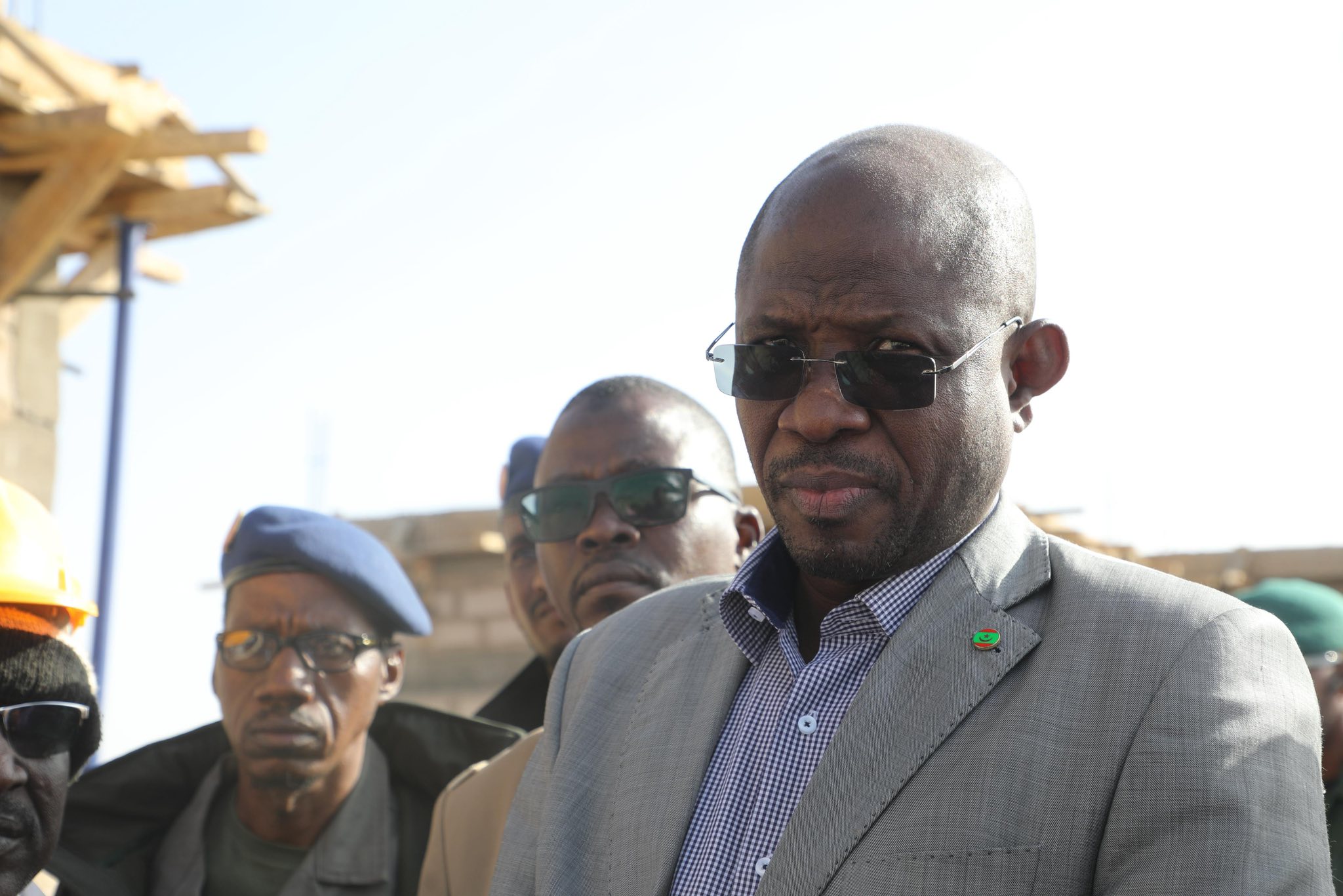 Assaba : Le Secrétaire général de “Taazour” s’enquiert l’avancement des travaux dans les agglomérations rurales de la commune de Boulehrath