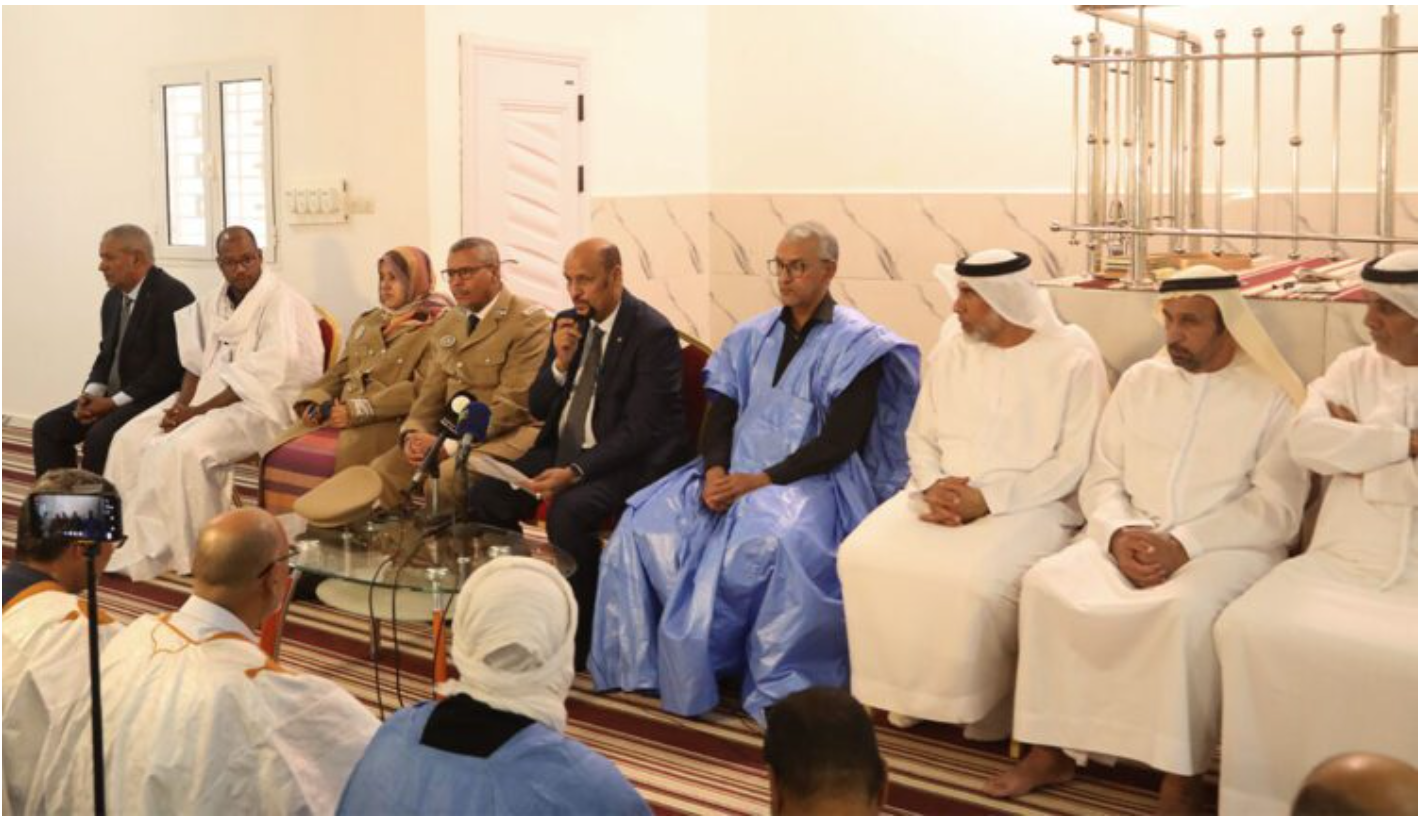 Le Secrétaire général du ministère des Affaires islamiques inaugure une mosquée dans la moughataa du Ksar