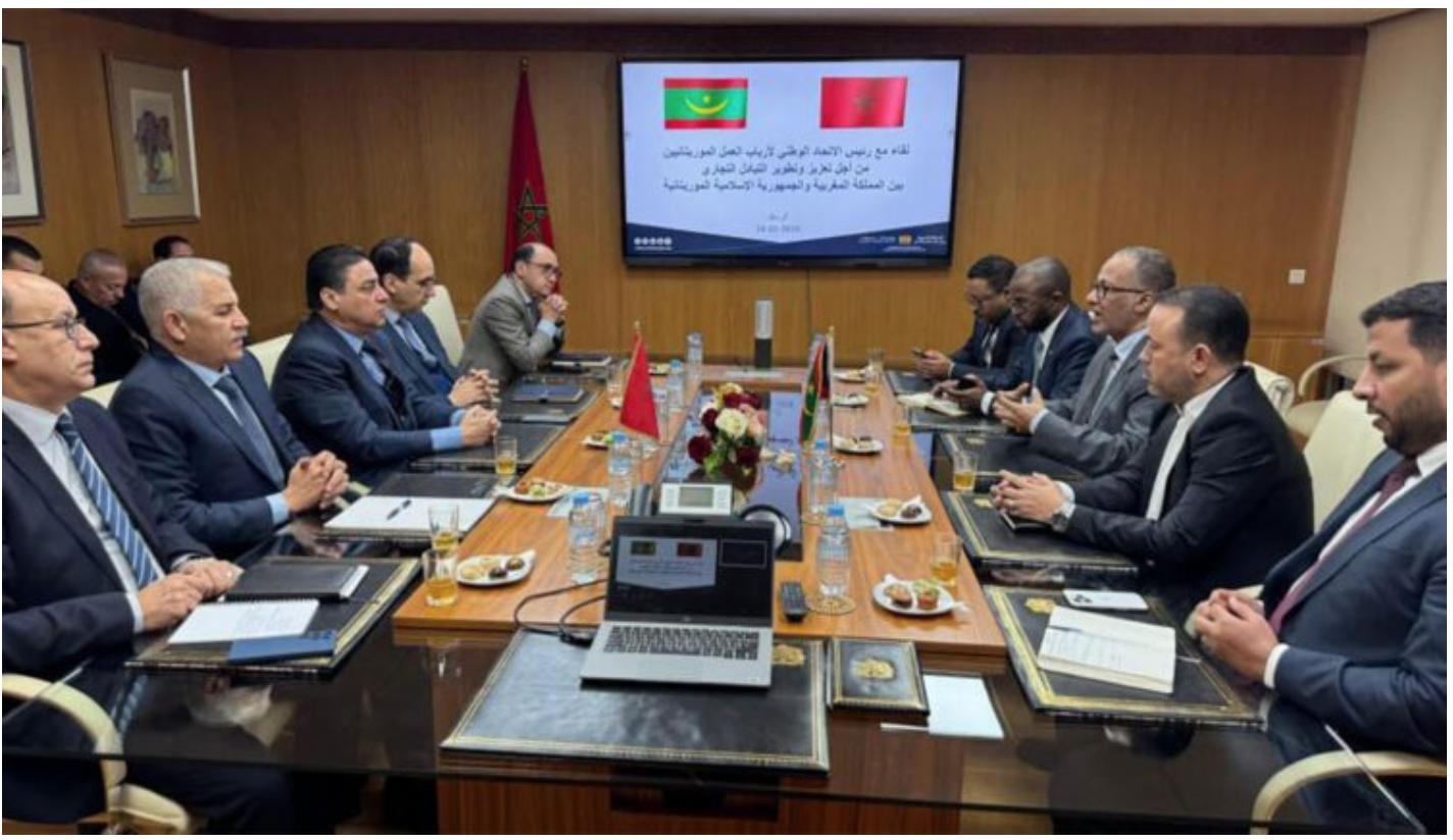 Le président de l’UNPM discute avec le secrétaire d’État marocain au Commerce extérieur des moyens de renforcer la coopération commerciale entre les deux pays