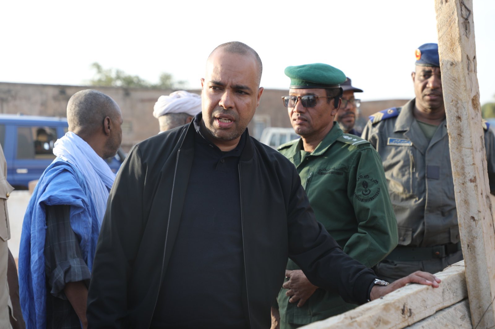 Taazour : le Délégué général à la Solidarité inspecte des projets de services en construction dans le Hodh El Gharbi