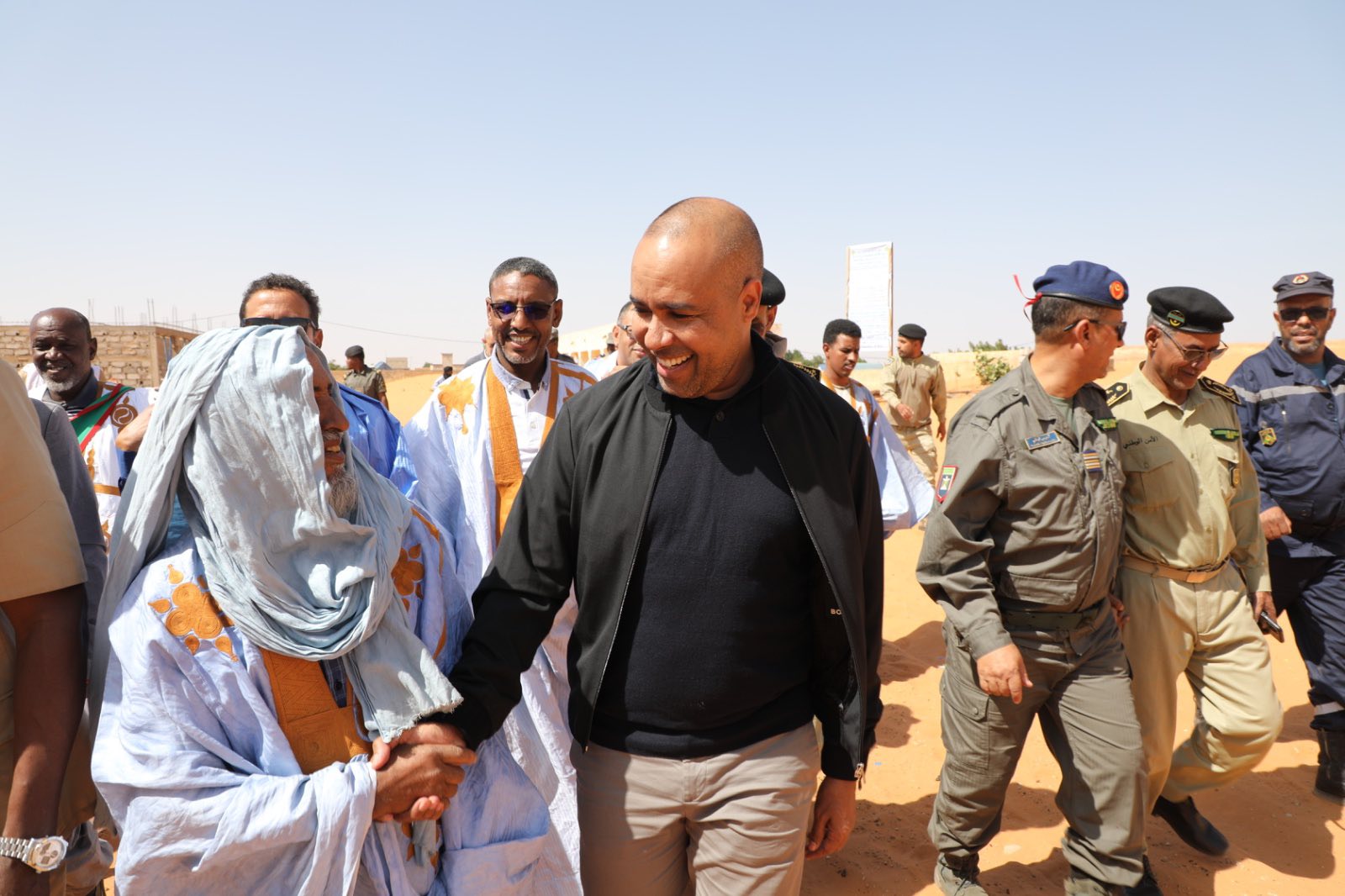 Taazour : le Délégué général à la Solidarité inspecte des projets de services en construction dans le Hodh El Gharbi