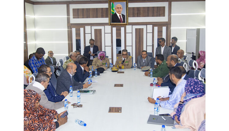 Le wali de Nouakchott Ouest Hamoud Ould M'Hamed visite les trois moughataas de la wilaya