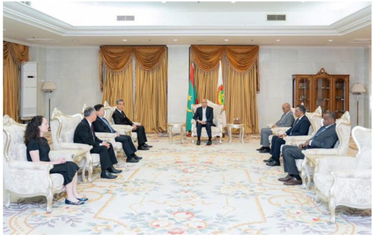 Le Président de la République reçoit une délégation de l’organisation chinoise (GX)