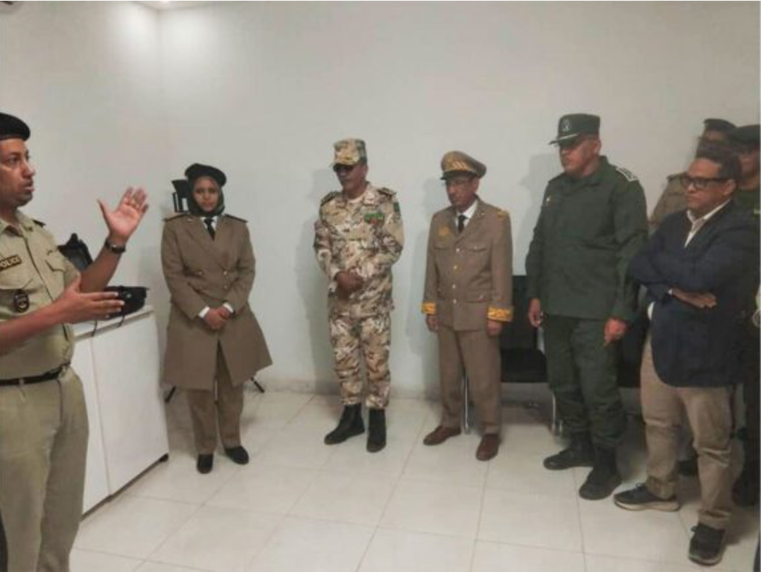 Le Directeur de la Sureté et le chef d’Etat-major de la gendarmerie inspectent les services sécuritaires au niveau du bac de Rosso