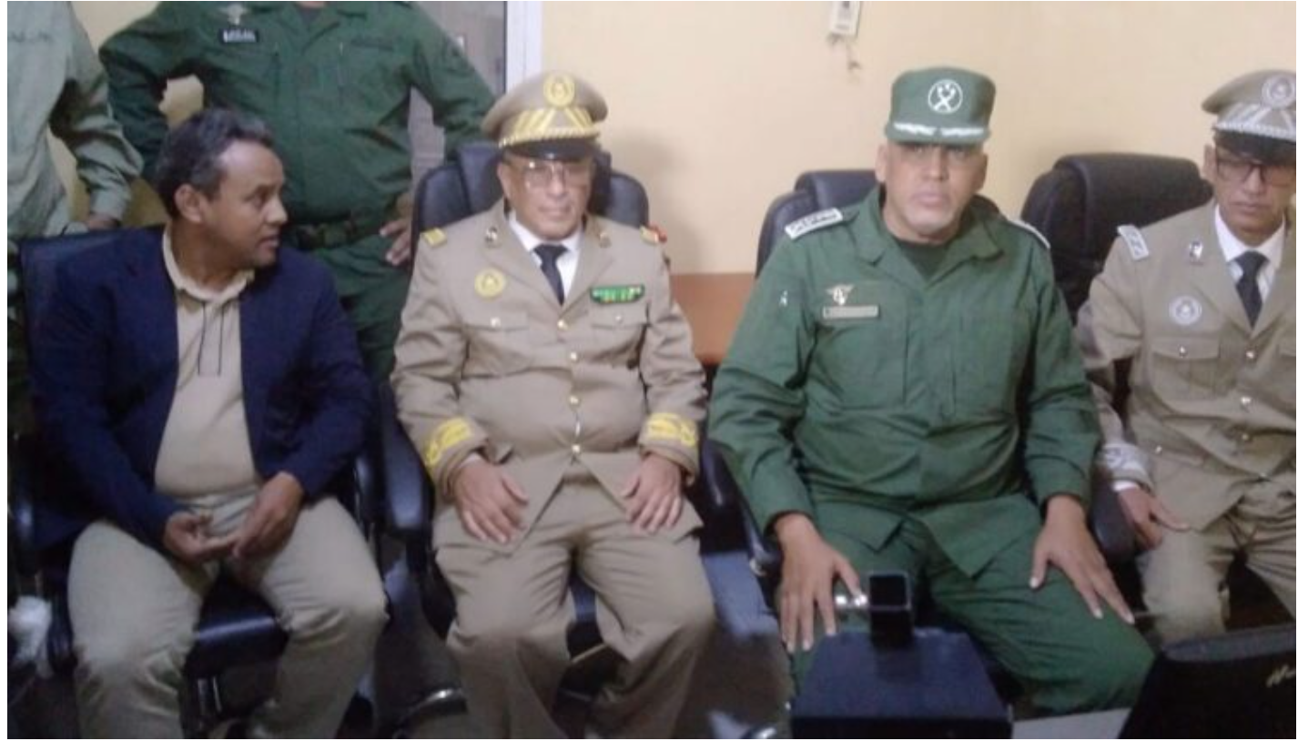 Le Chef d’état-major de la Gendarmerie inspecte les postes frontaliers au niveau du Guidimagha