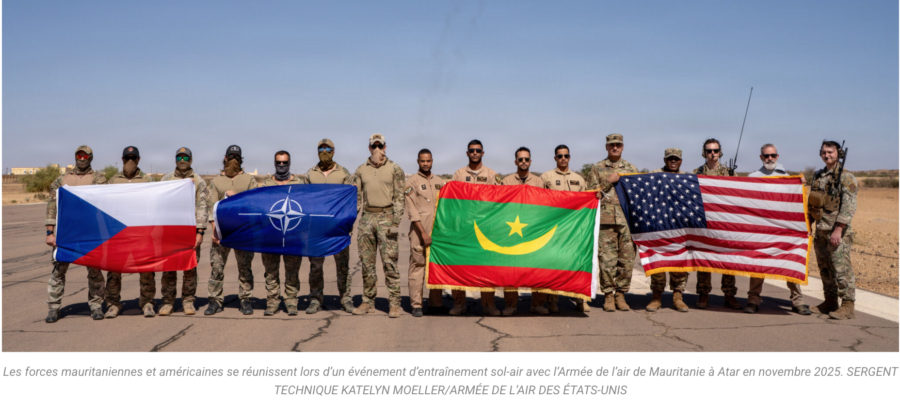 La Mauritanie réceptionne du matériel militaire américain