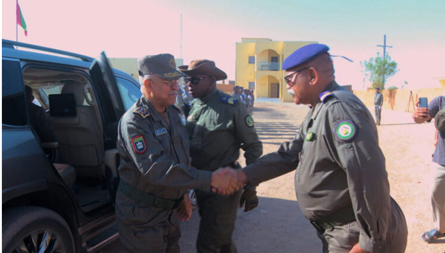 Le chef d’état-major de la Garde nationale effectue une visite d’inspection au Groupe régional n° 1 à Néma