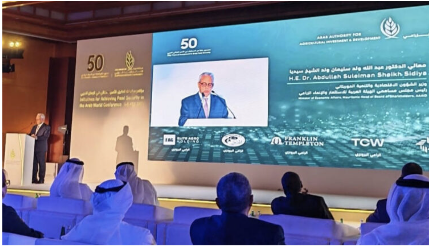 Sous la présidence de la Mauritanie, la conférence «Initiatives pour la sécurité alimentaire dans le monde arabe» s’ouvre à Dubaï