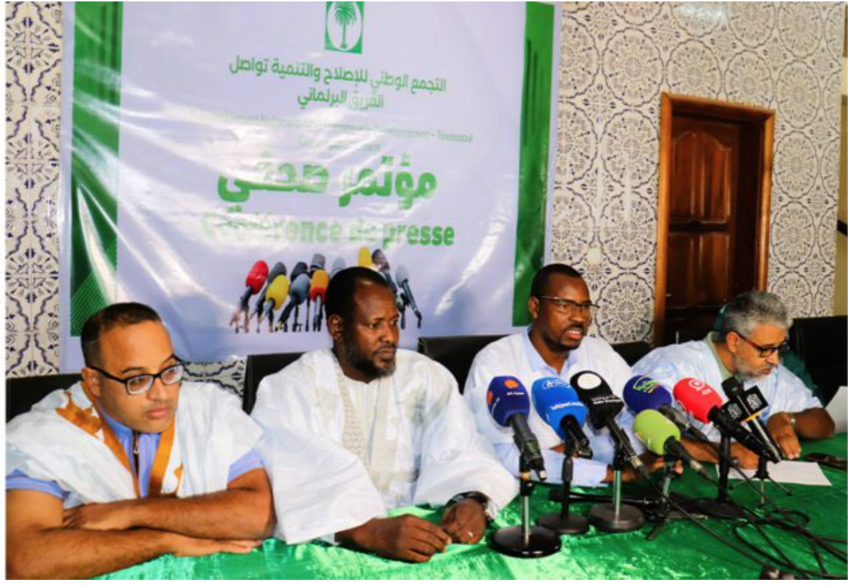 Le groupe parlementaire du parti “Tawassoul” présente le bilan de ses activités au cours de la première session parlementaire ordinaire