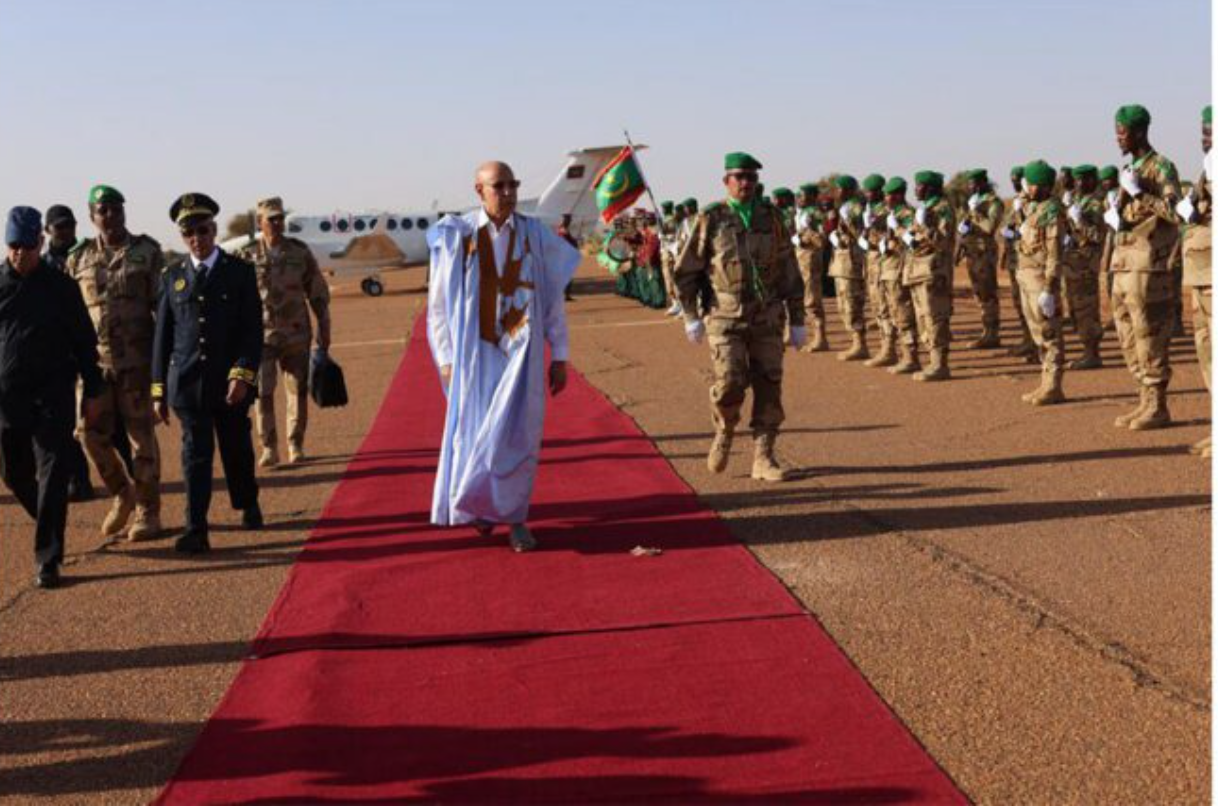 Le Président de la République arrive à Kaédi au début d’une visite d’information et de travail dans la wilaya du Gorgol