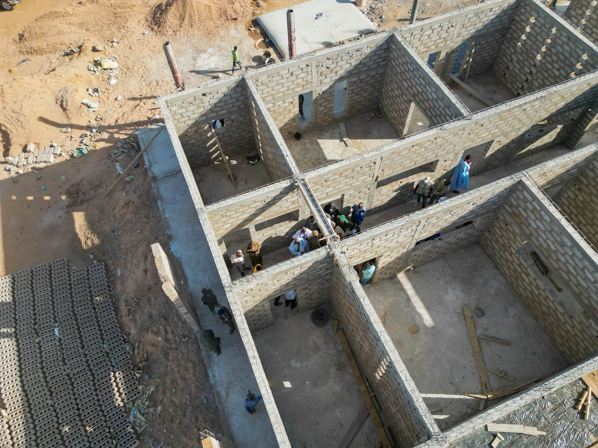 Le délégué général de Taazour Sidi Ould Moulaye Zeine visite des écoles, des centres de santé et une centrale solaire au Guidimakha