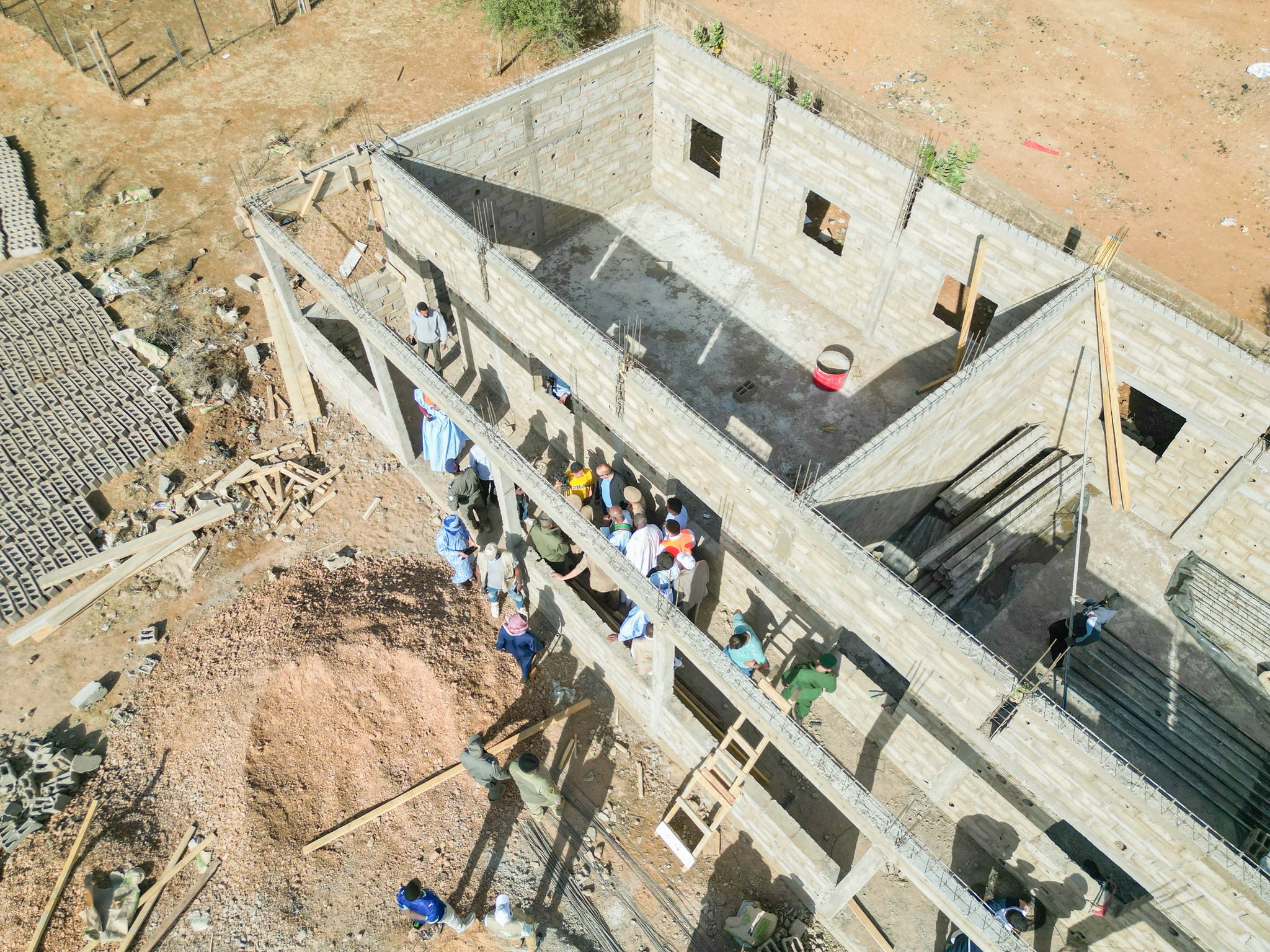 Le délégué général de Taazour Sidi Ould Moulaye Zeine visite des écoles, des centres de santé et une centrale solaire au Guidimakha