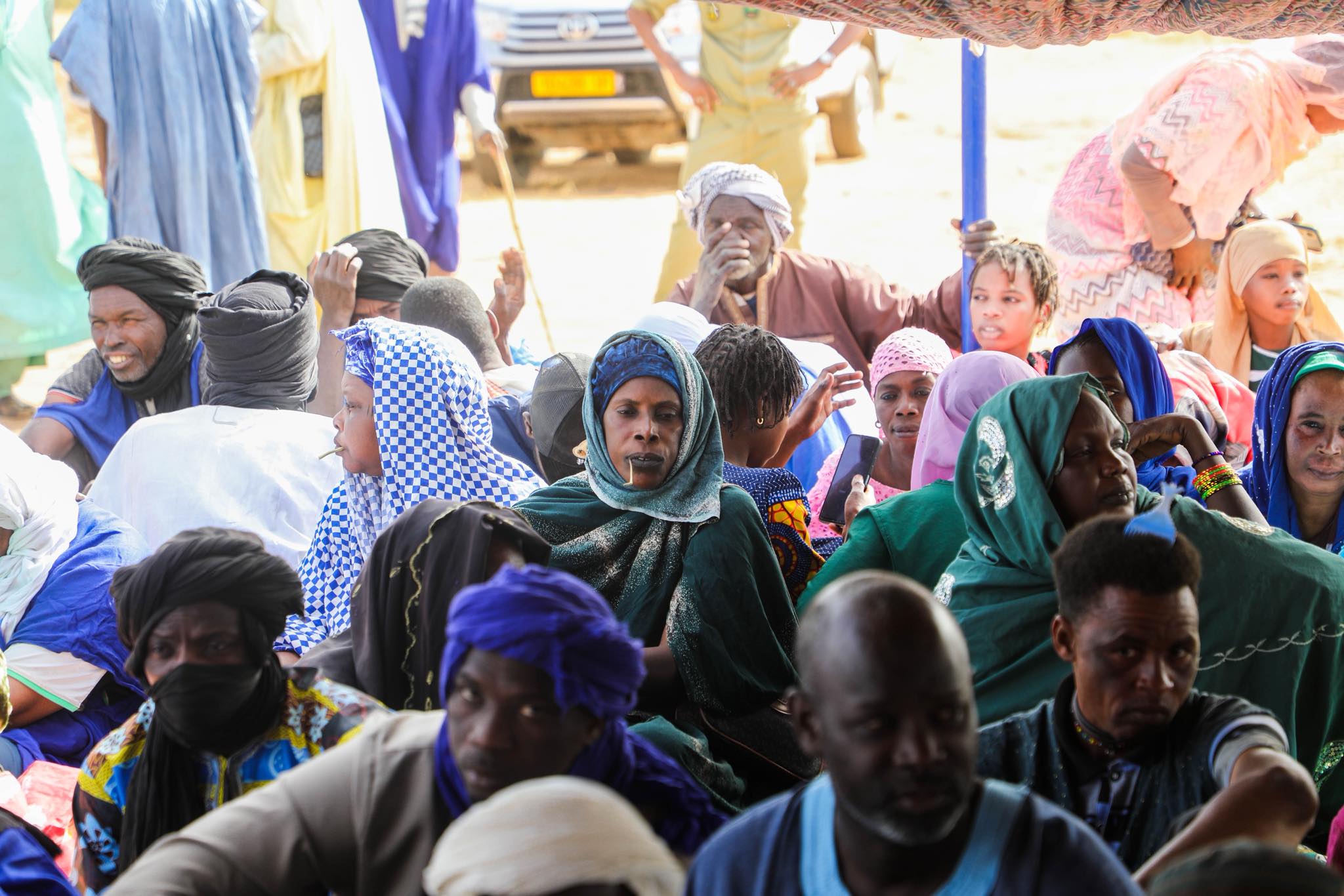 Le Délégué général à la Solidarité Sidi Ould Moulaye Zeine supervise le lancement d’une opération de distribution d’aide au profit de 536 familles Maghama