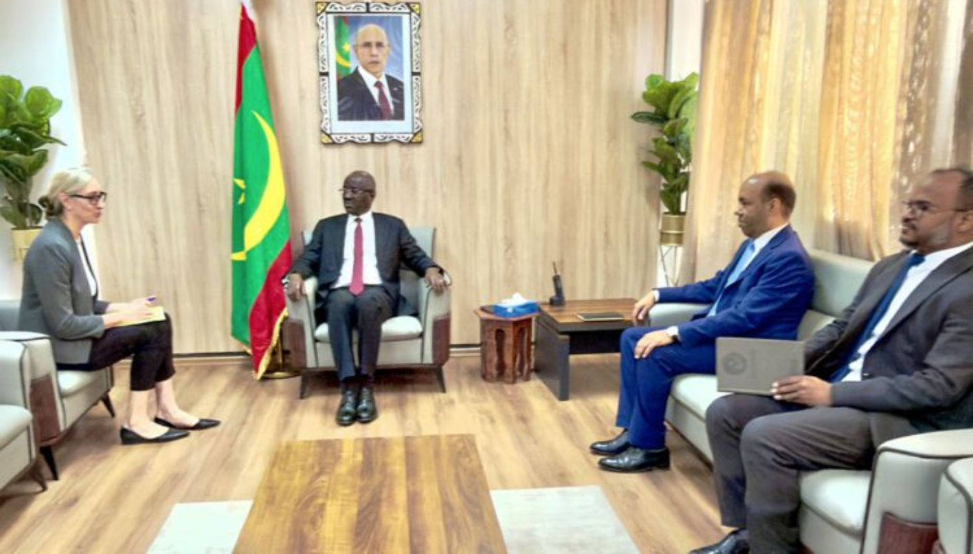 Le ministre des Affaires étrangères reçoit la chargée d’Affaires de l’ambassade des États-Unis