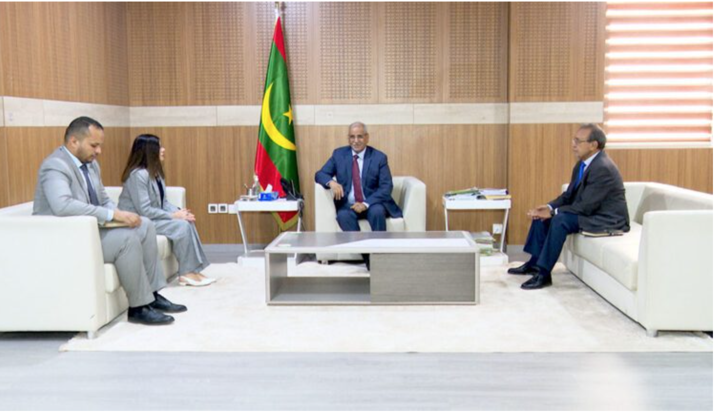 Le Président de l’Assemblée nationale reçoit l’Ambassadrice d’Italie accréditée auprès de notre pays