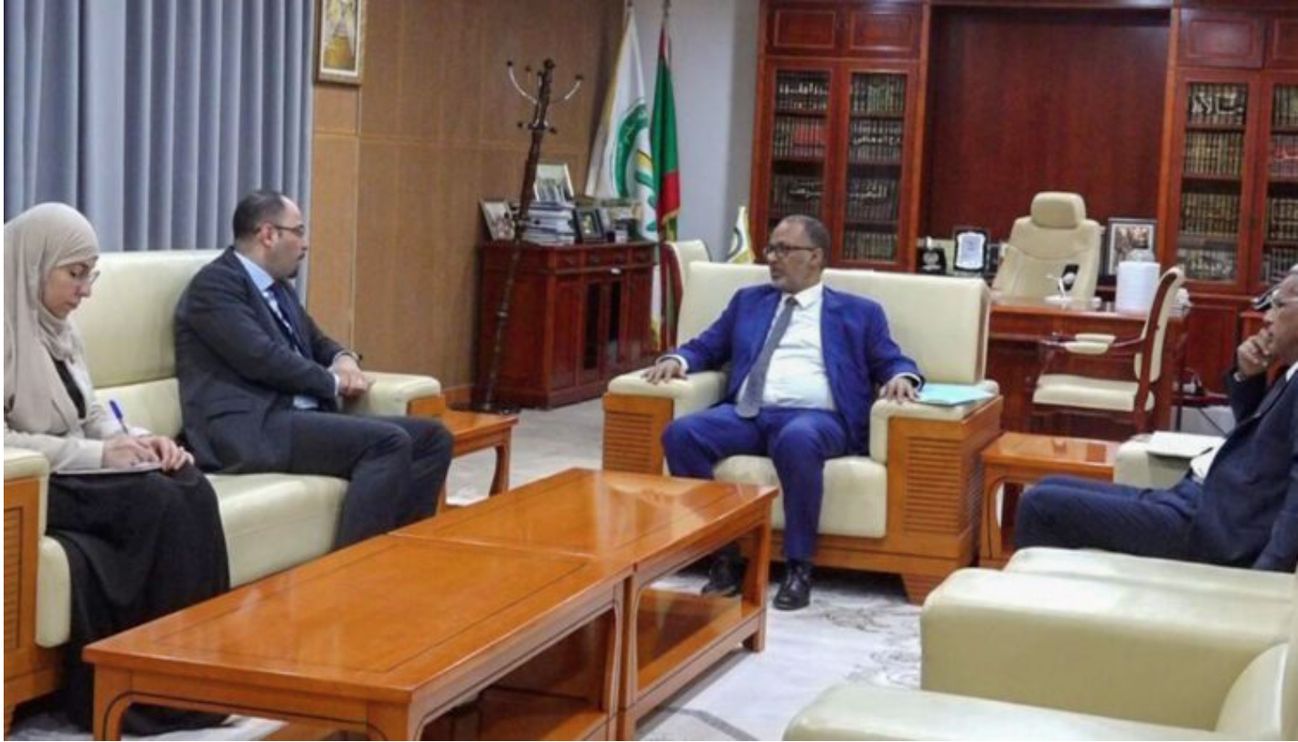 Le président de l’union nationale du patronat discute avec l’ambassadeur d’Algérie de la coopération économique et commerciale entre les deux pays