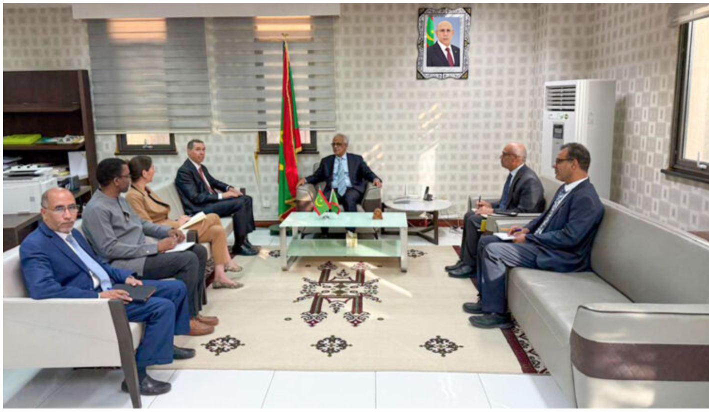 Le ministre des Affaires économiques discute avec le coordinateur résident du système des Nations Unies des moyens de renforcer le soutien au développement