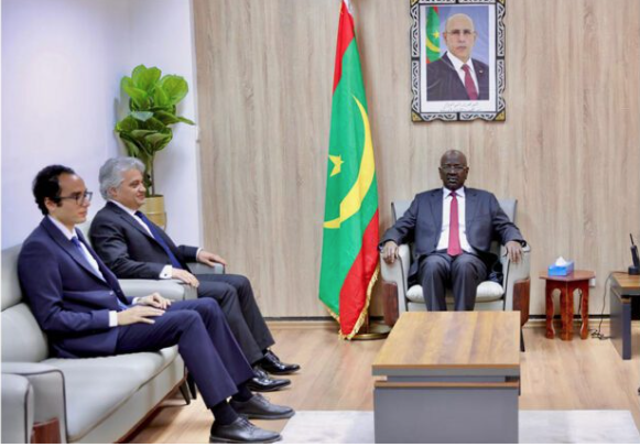 Le ministre des Affaires étrangères reçoit l’ambassadeur d’Égypte