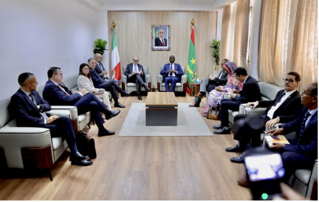 Mauritanie-Italie: Entretiens à Nouakchott pour renforcer la coopération