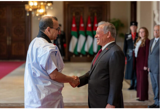 L’ambassadeur de Mauritanie auprès du Royaume jordanien présente ses lettres de créance
