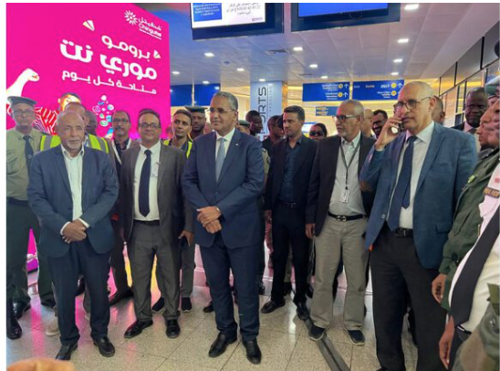 Inauguration d’un nouvel espace à l’aéroport international de Nouakchott « Oum Tounsi » pour renforcer les services d’accueil