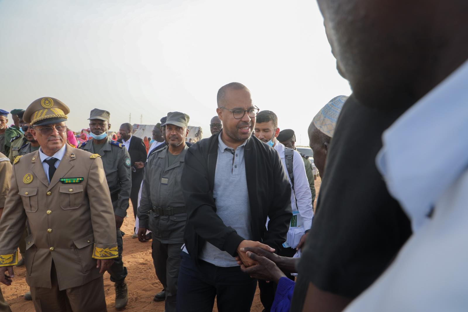 Taazour : le délégué général S.E.M Sidi Ould Moulaye Zeine supervise le lancement du regroupement de Wompou