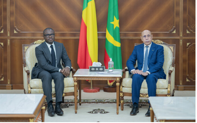 Le président de la République a eu des entretiens en tête-à-tête avec le président de la République du Bénin