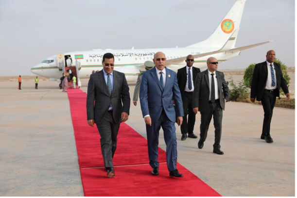 Le Président de la République regagne Nouakchott en provenance de Sierra Leone