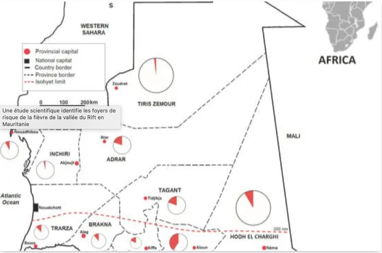 Une étude scientifique identifie les foyers de risque de la fièvre de la vallée du Rift en Mauritanie