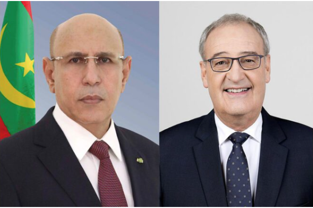 Le Président de la République félicite le président de la Confédération suisse