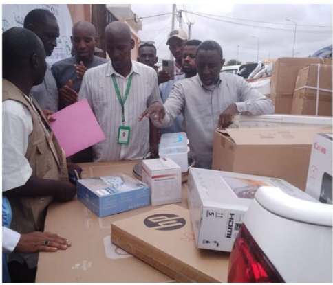 La Direction régionale de la santé du Guidimagha reçoit du matériel et des équipements médicaux
