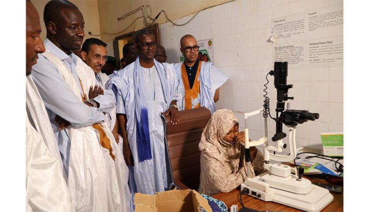 Le ministre de la Santé lance la caravane médicale « El-Hayat » depuis le centre de santé de Tanzah à Kaédi