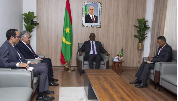 Le ministre des Affaires étrangères reçoit l’ambassadeur égyptien