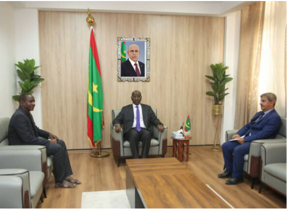 Le ministre des Affaires étrangères reçoit le point focal du Comité international de la Croix-Rouge en Mauritanie