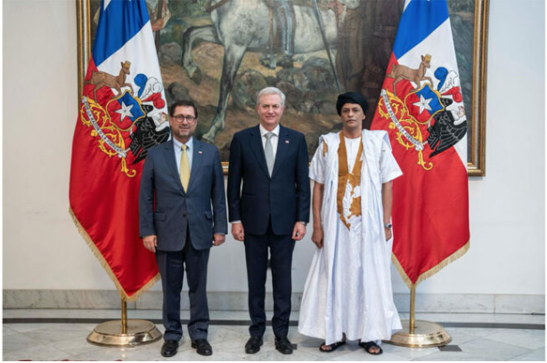 L’ambassadeur de Mauritanie au Chili présente ses lettres de créance